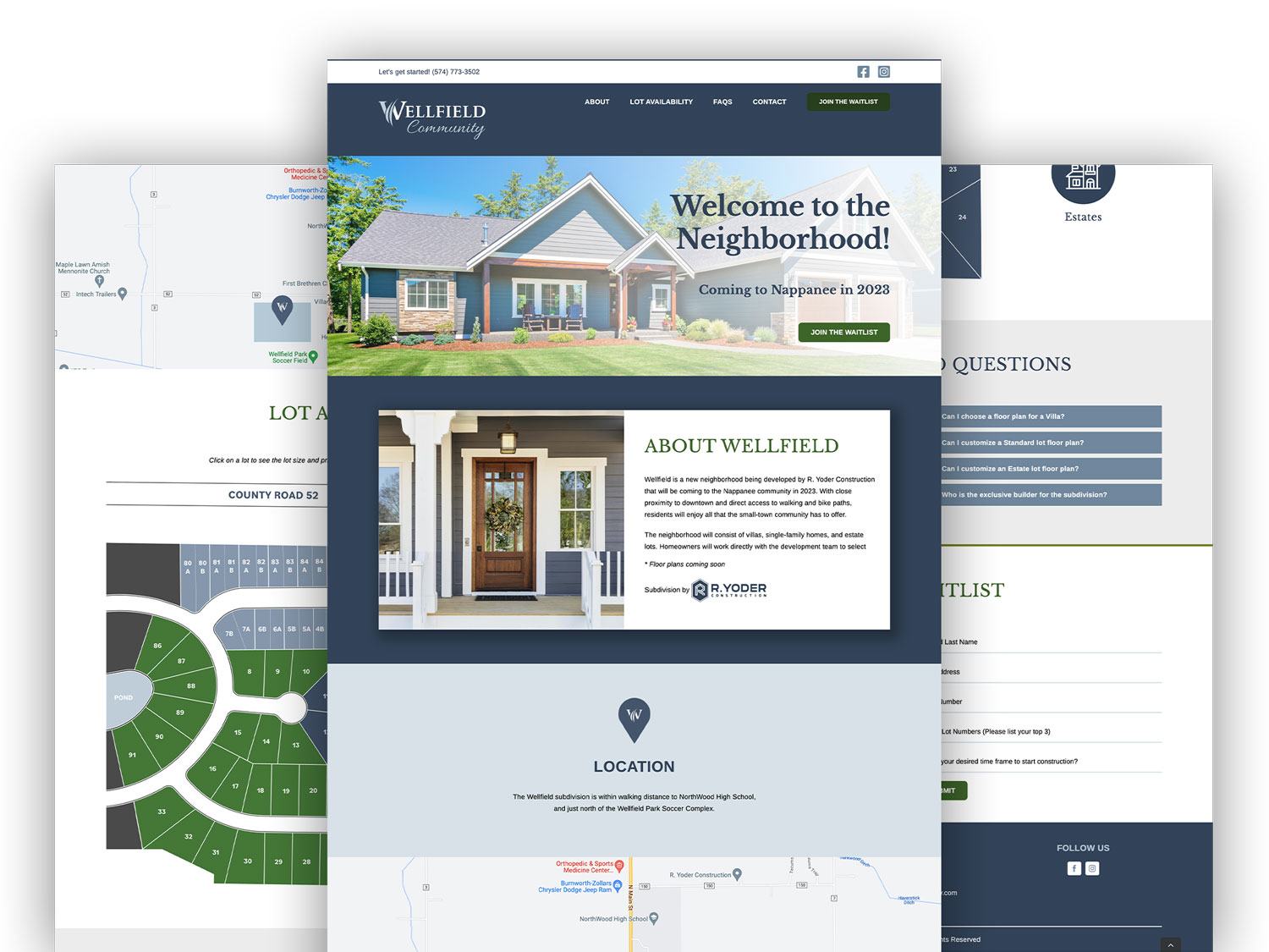 Wellfield Website Pages